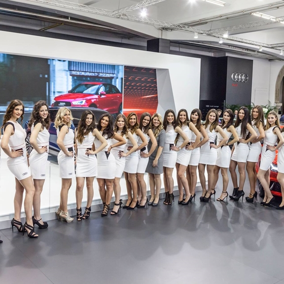 ENVY Project - Envy My People Hostesses at Zagreb Autoshow
